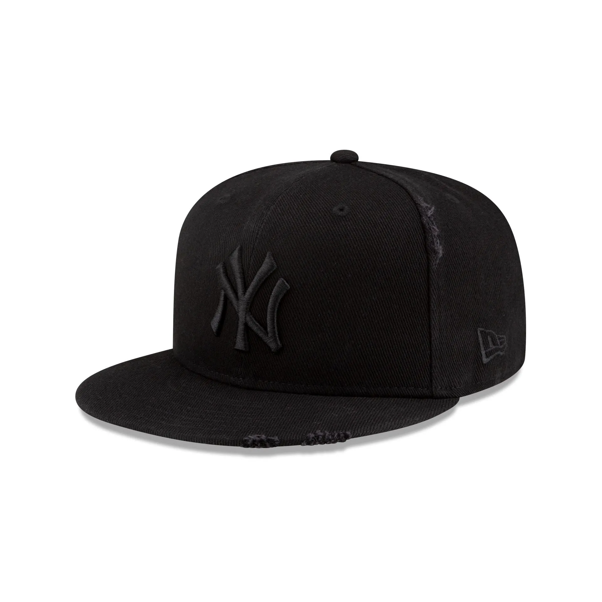 New York Yankees Distressed Black Denim 59FIFTY Fitted Hat sold by New Era
