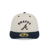 Atlanta Braves Vintage Stack Low Profile 59FIFTY Fitted Hat sold by New Era