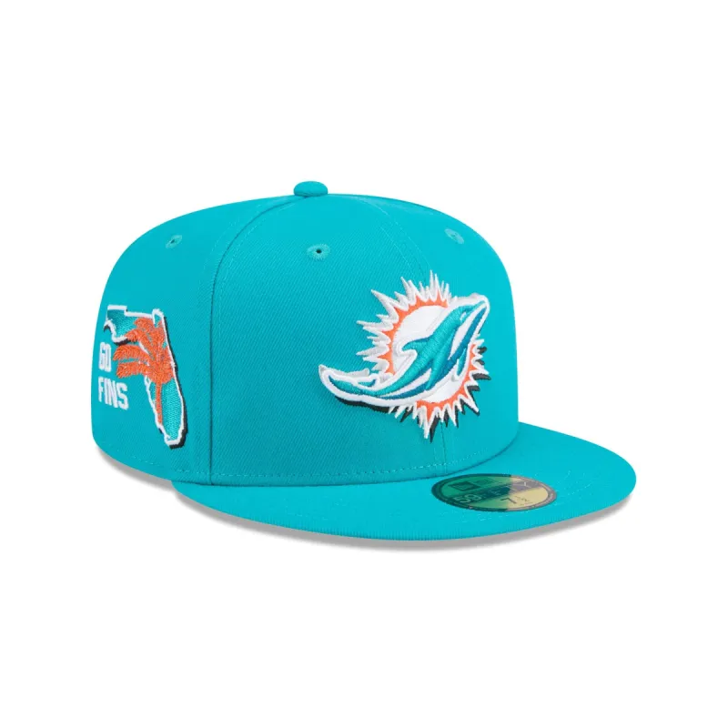 Miami Dolphins 2024 Draft 59FIFTY Fitted Hat sold by New Era