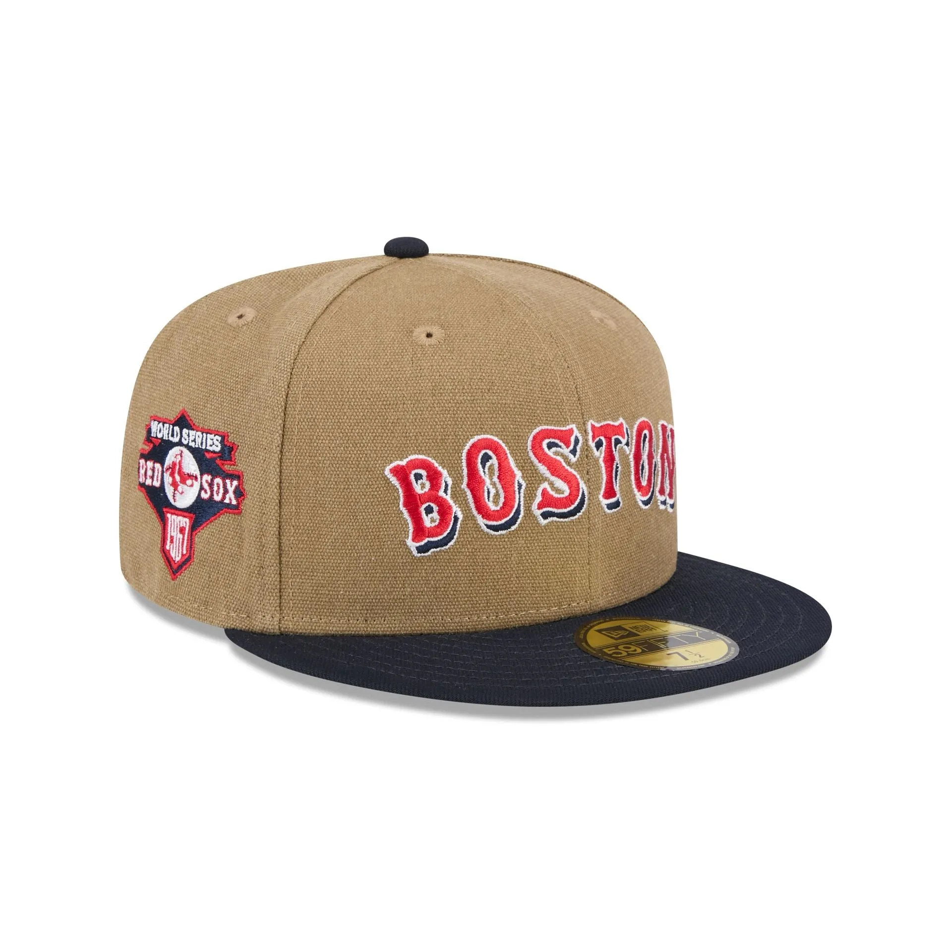Boston Red Sox Canvas Crown 59FIFTY Fitted Hat sold by New Era
