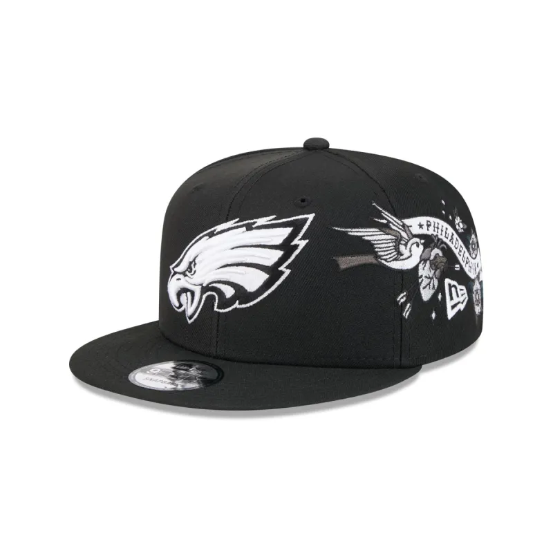 Philadelphia Eagles City Art 9FIFTY Snapback Hat sold by New Era