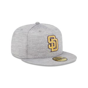 San Diego Padres 2023 Clubhouse Gray 59FIFTY Fitted Hat sold by New Era