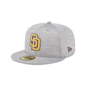 San Diego Padres 2023 Clubhouse Gray 59FIFTY Fitted Hat sold by New Era
