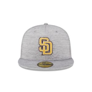 San Diego Padres 2023 Clubhouse Gray 59FIFTY Fitted Hat sold by New Era
