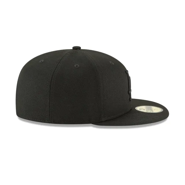 Los Angeles Dodgers Blackout Basic 59FIFTY Fitted Hat sold by New Era product image thumbnail 5