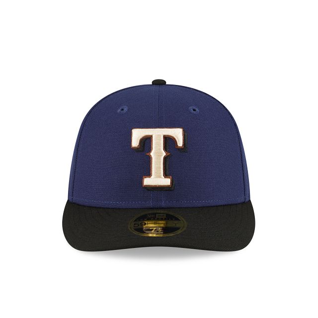 Texas Rangers Navy Low Profile 59FIFTY Fitted Hat sold by New Era product image thumbnail 2