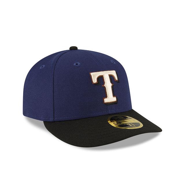 Texas Rangers Navy Low Profile 59FIFTY Fitted Hat sold by New Era product image thumbnail 3