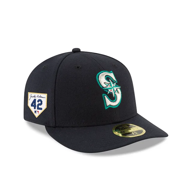 Seattle Mariners Jackie Robinson Day 2024 Low Profile 59FIFTY Fitted Hat sold by New Era