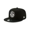 Denver Nuggets Basic Black & White 9FIFTY Snapback Hat sold by New Era