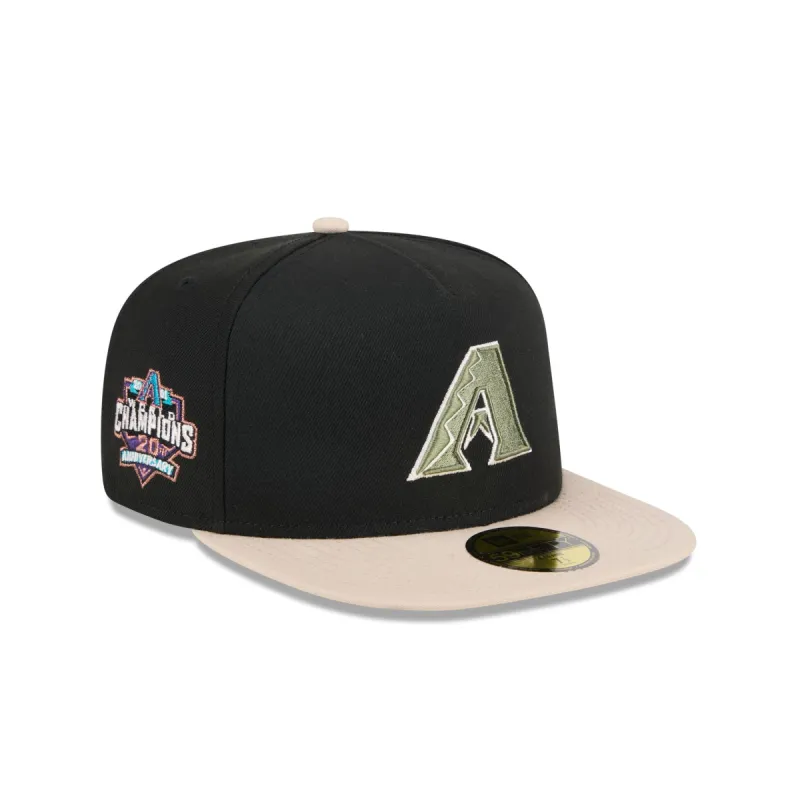 Arizona Diamondbacks Canvas 59FIFTY A-Frame Fitted Hat sold by New Era