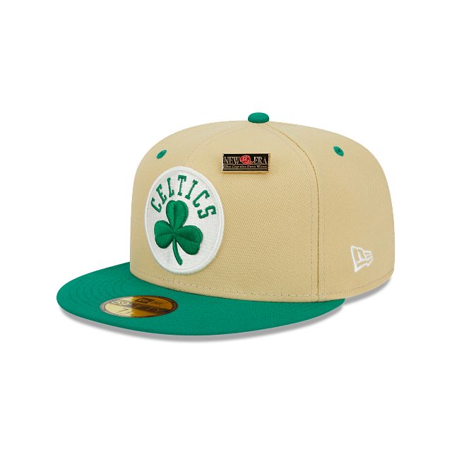 Boston Celtics Tan 59FIFTY Fitted Hat sold by New Era product image thumbnail 3