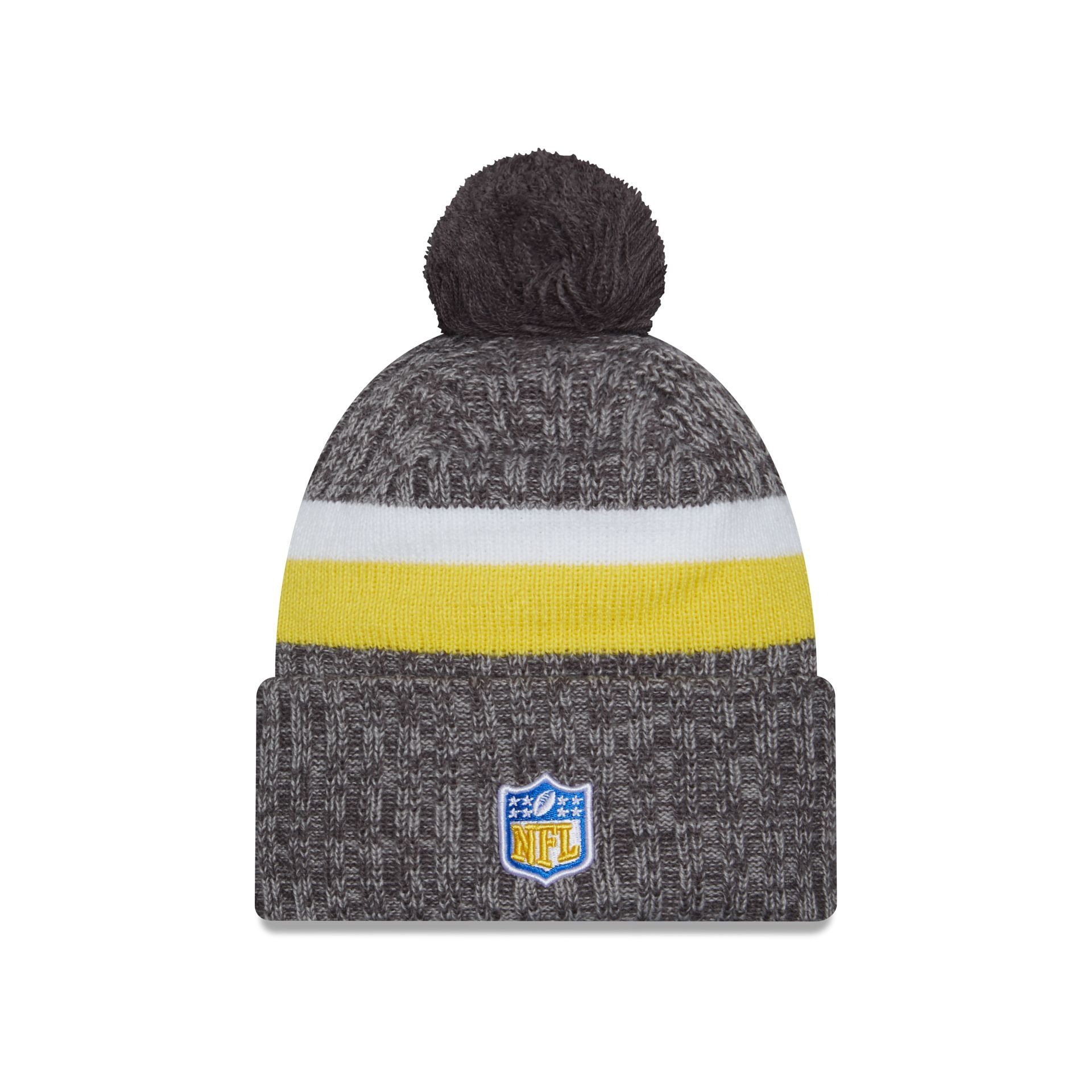 Los Angeles Rams 2023 Cold Weather Gray Pom Knit Hat sold by New Era product image thumbnail 2