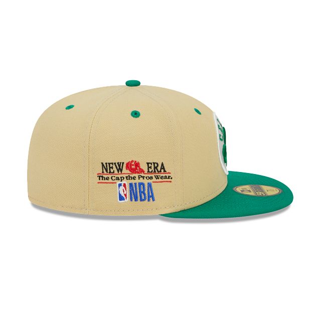 Boston Celtics Tan 59FIFTY Fitted Hat sold by New Era product image thumbnail 4
