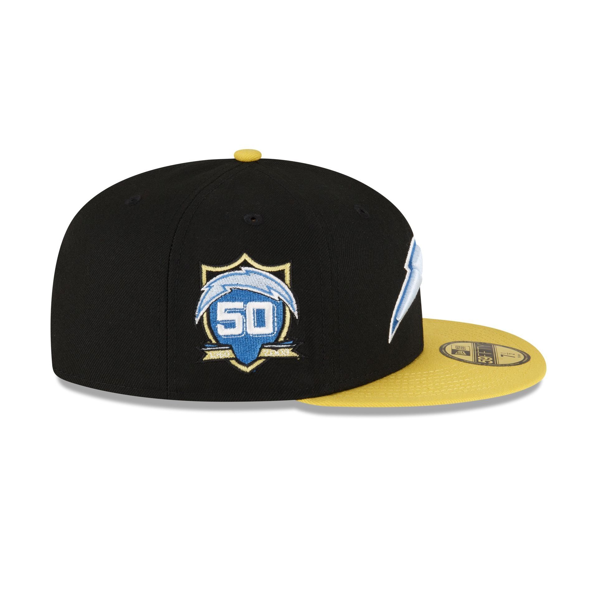 Los Angeles Chargers Chartreuse Visor 59FIFTY Fitted Hat sold by New Era product image thumbnail 4