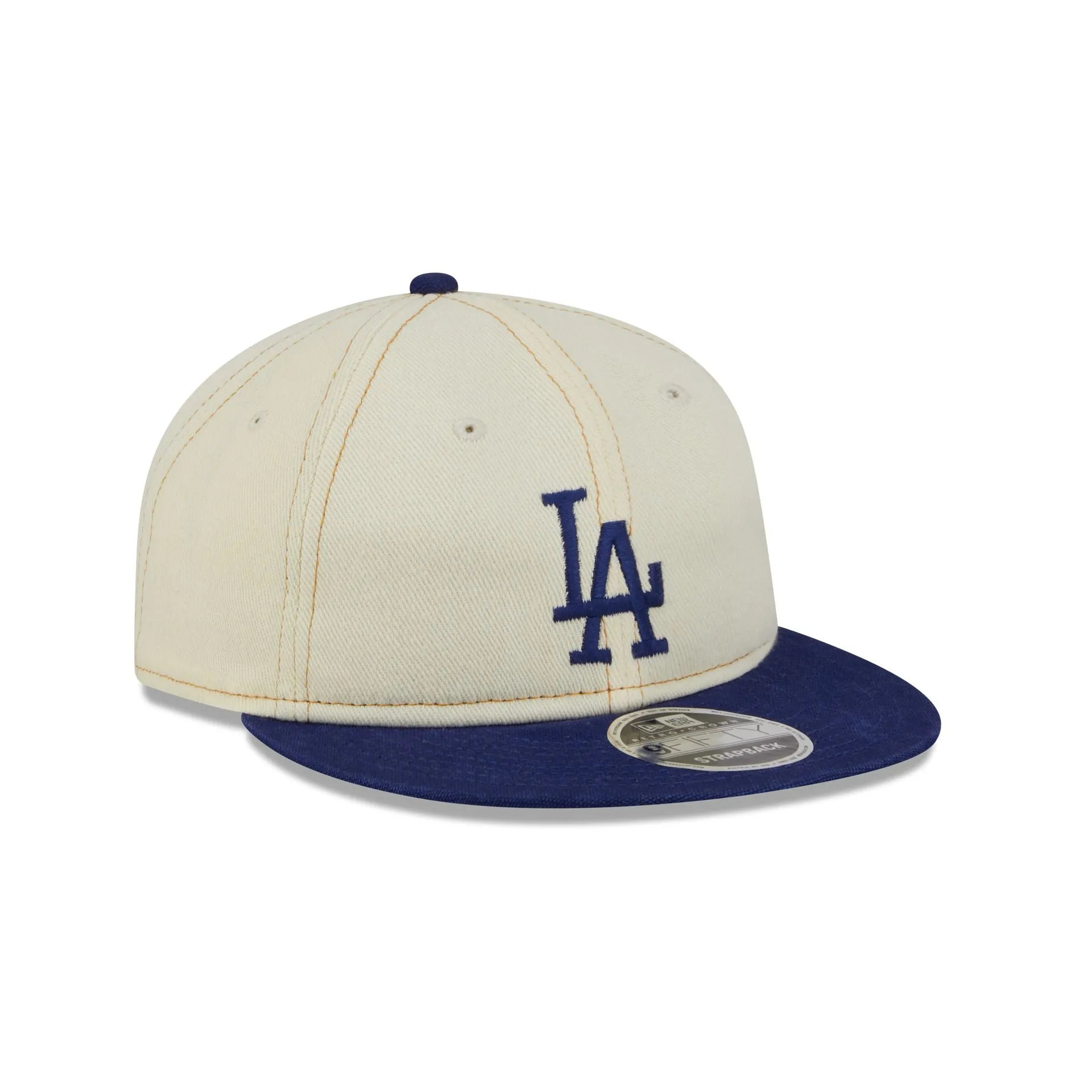 Los Angeles Dodgers Chrome Denim Retro Crown 9FIFTY Adjustable Hat sold by New Era product image thumbnail 3