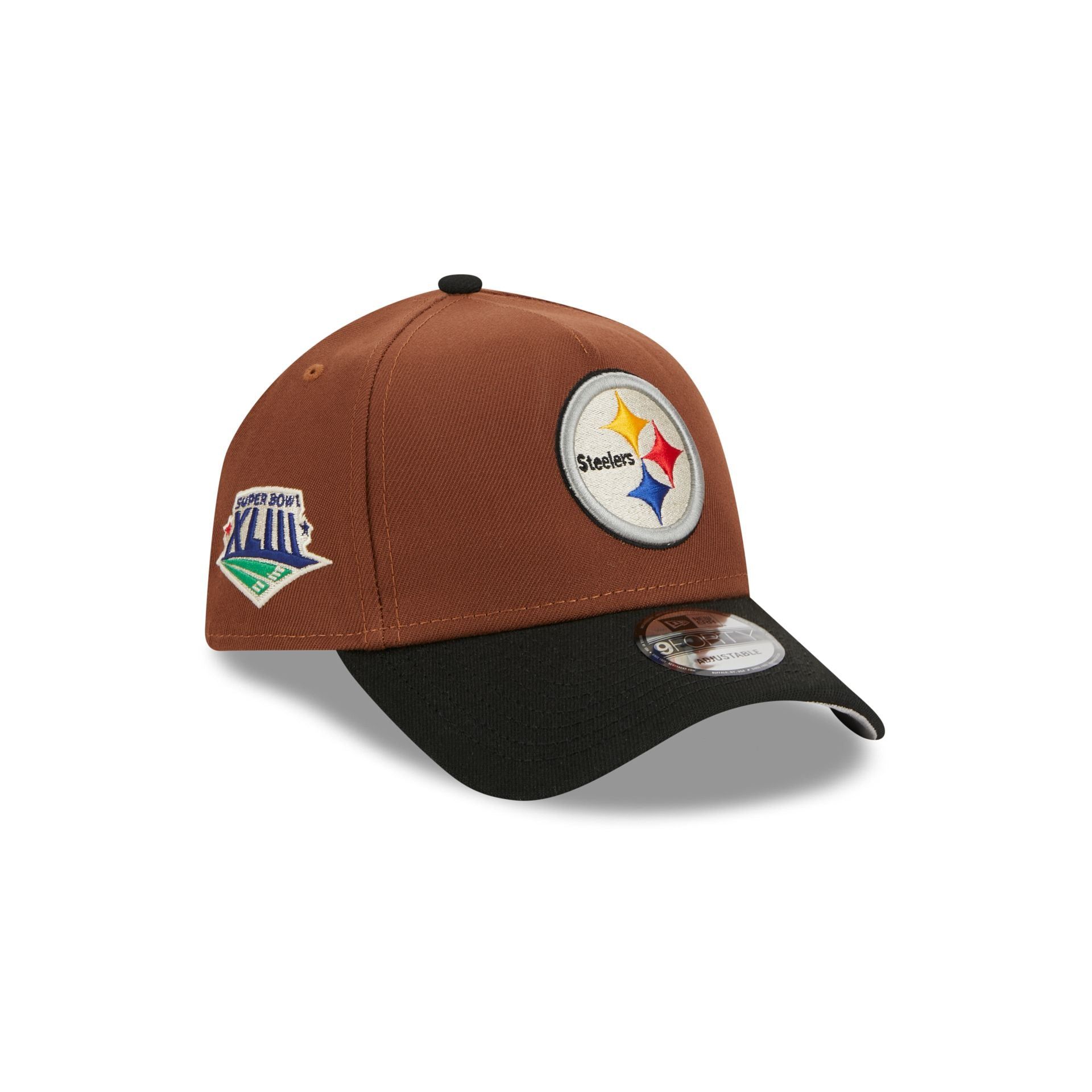 Pittsburgh Steelers Harvest 9FORTY A-Frame Snapback Hat sold by New Era