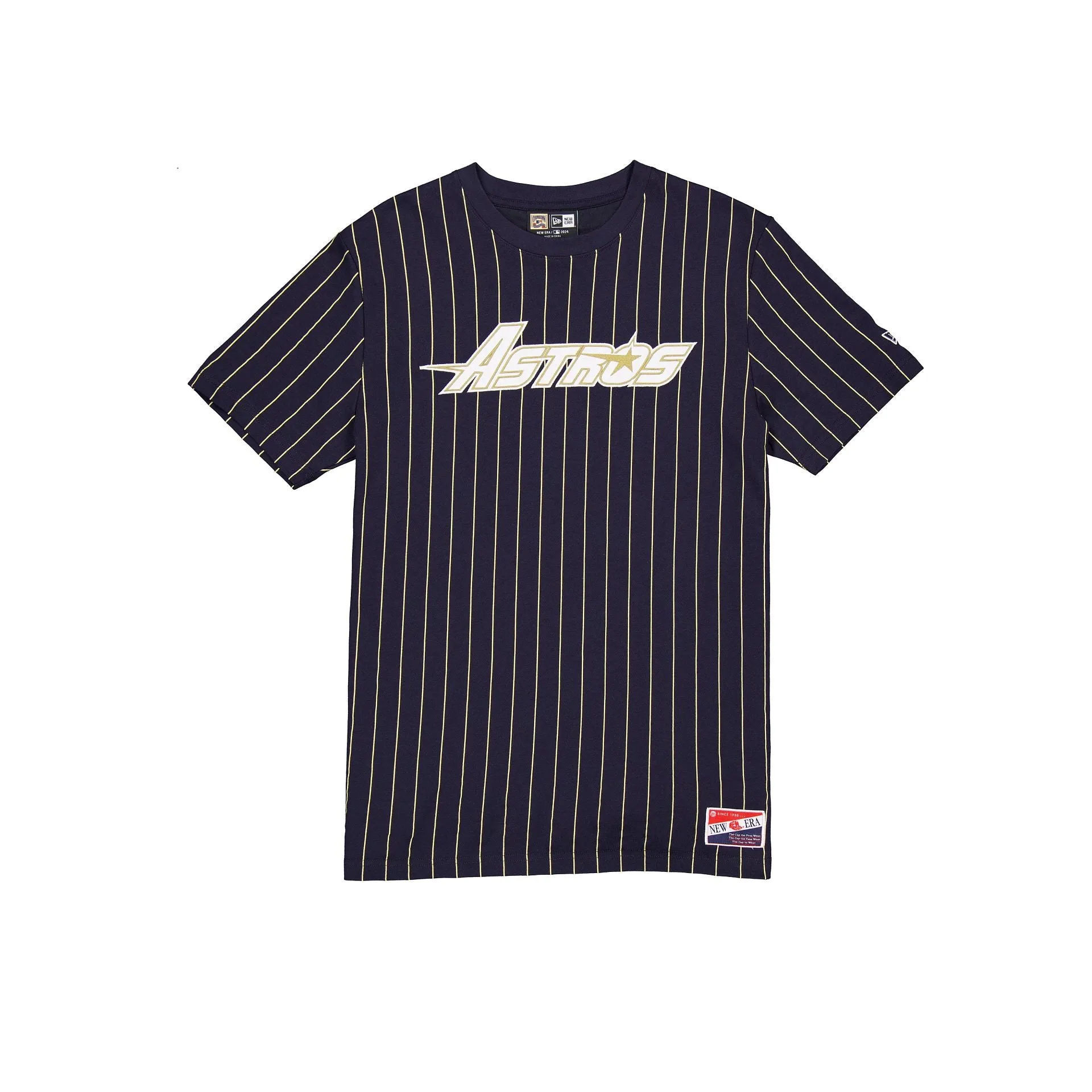 Houston Astros Throwback Pinstripe T-Shirt sold by New Era