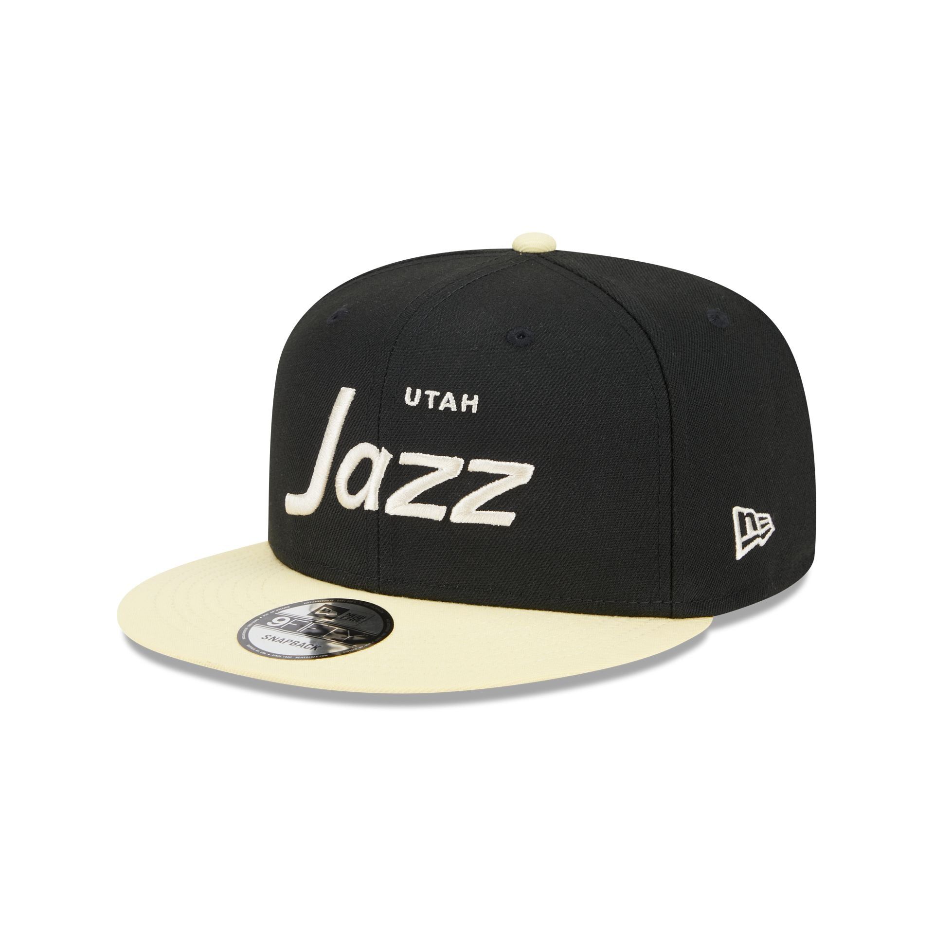 Utah Jazz Pale Yellow Visor 9FIFTY Snapback Hat sold by New Era product image thumbnail 3