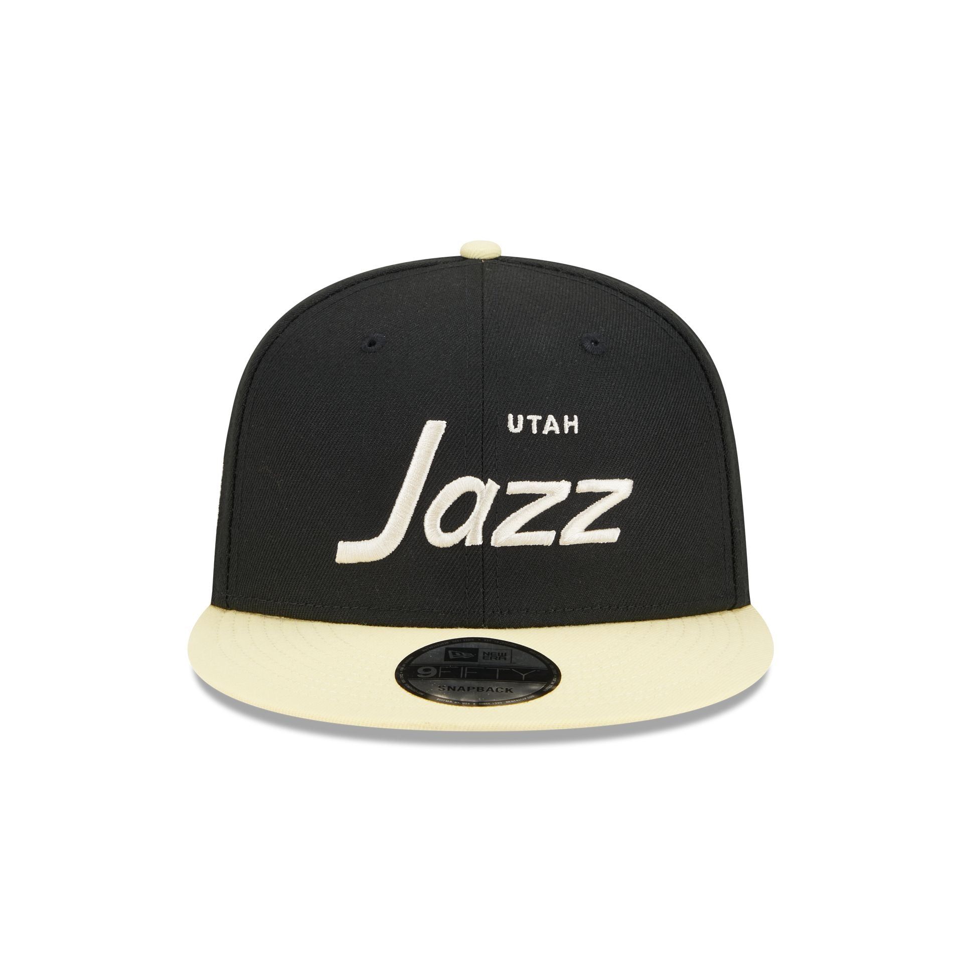 Utah Jazz Pale Yellow Visor 9FIFTY Snapback Hat sold by New Era product image thumbnail 2