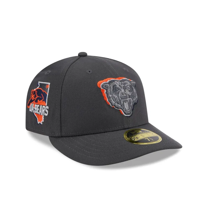 Chicago Bears 2024 Draft Low Profile 59FIFTY Fitted Hat sold by New Era