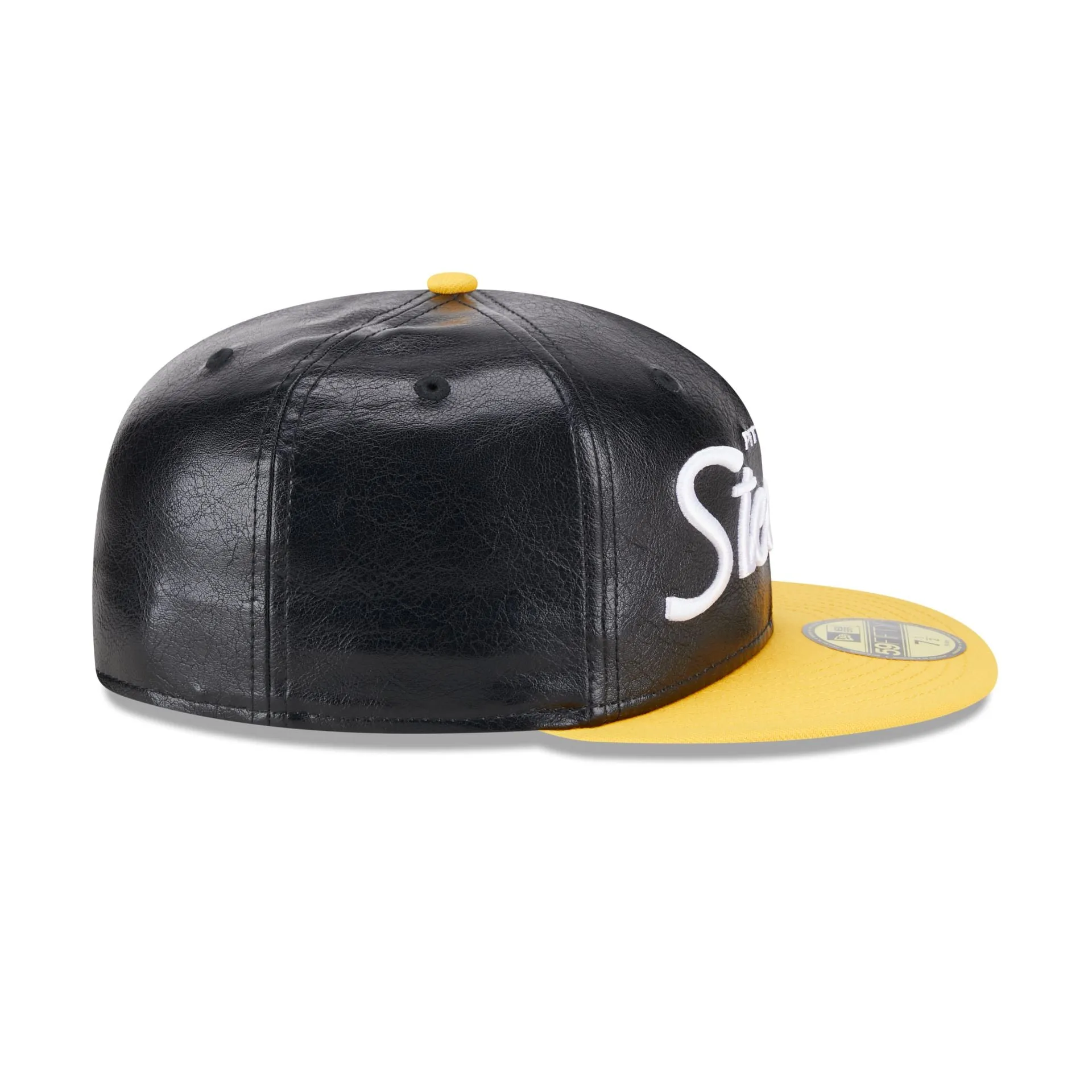 Pittsburgh Steelers Faux Leather Crown 59FIFTY Fitted Hat sold by New Era product image thumbnail 5