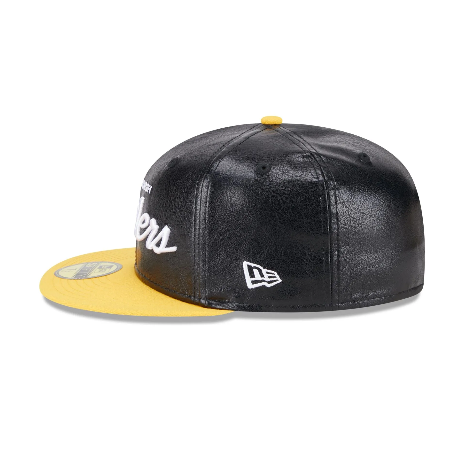 Pittsburgh Steelers Faux Leather Crown 59FIFTY Fitted Hat sold by New Era product image thumbnail 4