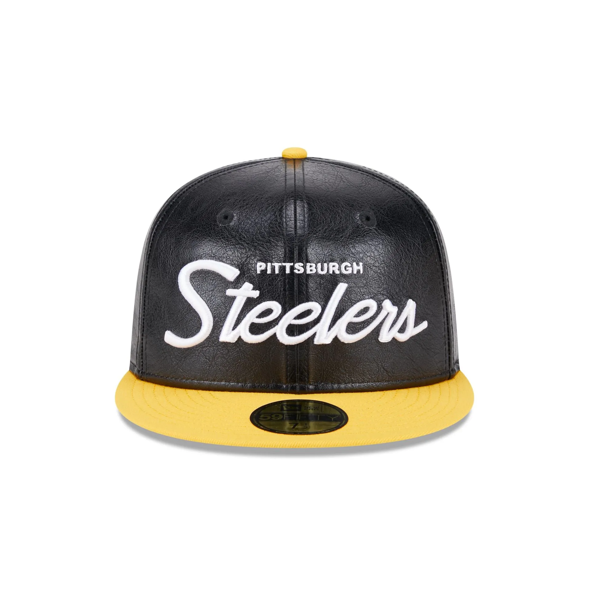 Pittsburgh Steelers Faux Leather Crown 59FIFTY Fitted Hat sold by New Era product image thumbnail 2