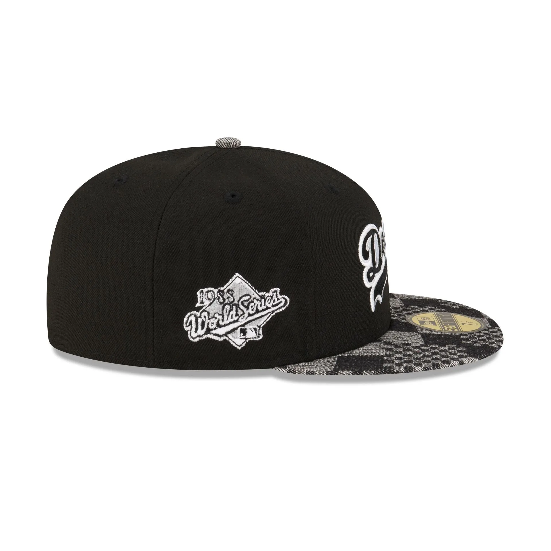 Los Angeles Dodgers Pattern Denim 59FIFTY Fitted Hat sold by New Era product image thumbnail 4