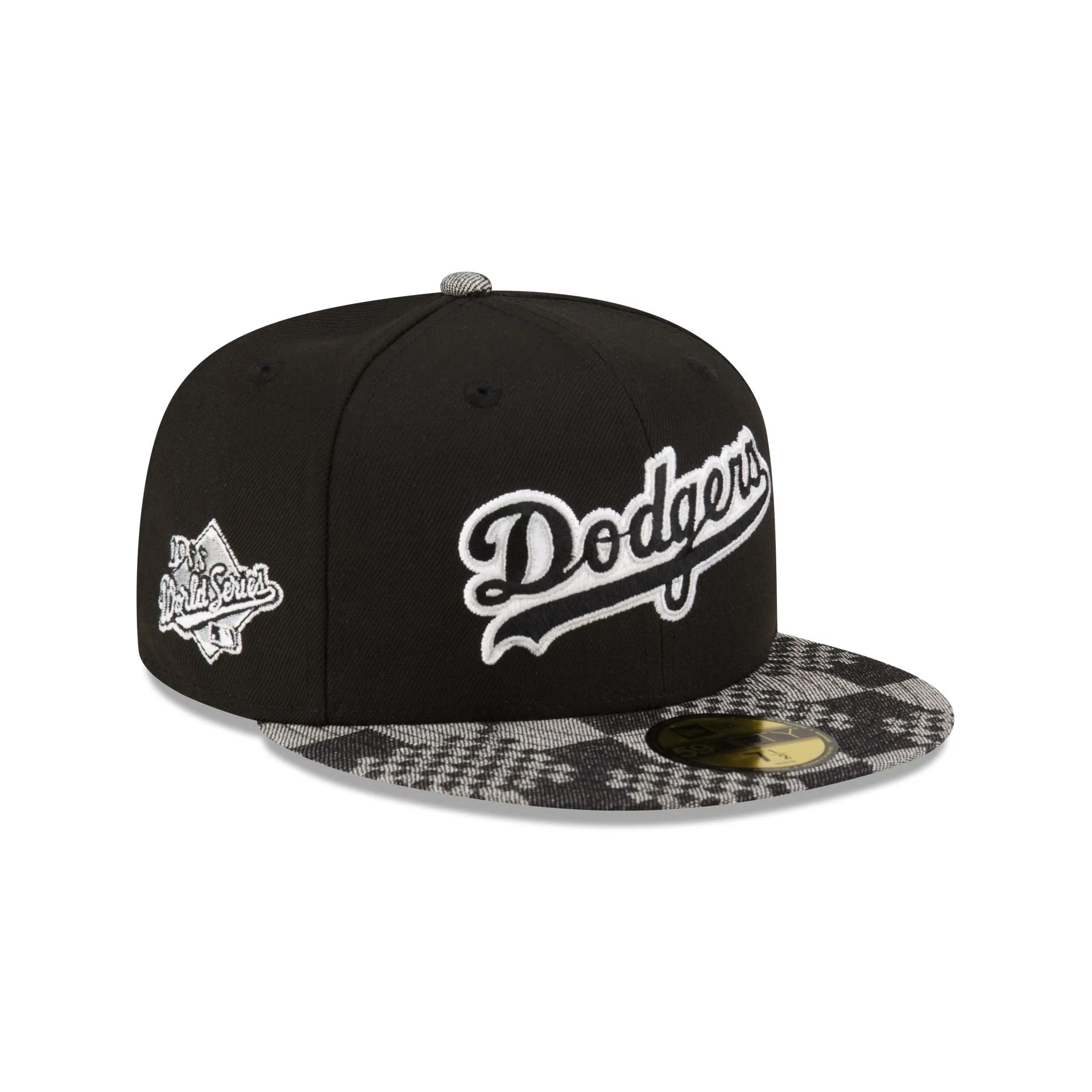 Los Angeles Dodgers Pattern Denim 59FIFTY Fitted Hat sold by New Era
