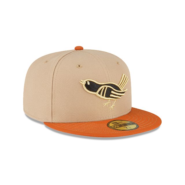 Just Caps Beige Camel Baltimore Orioles 59FIFTY Fitted Hat sold by New Era product image thumbnail 3