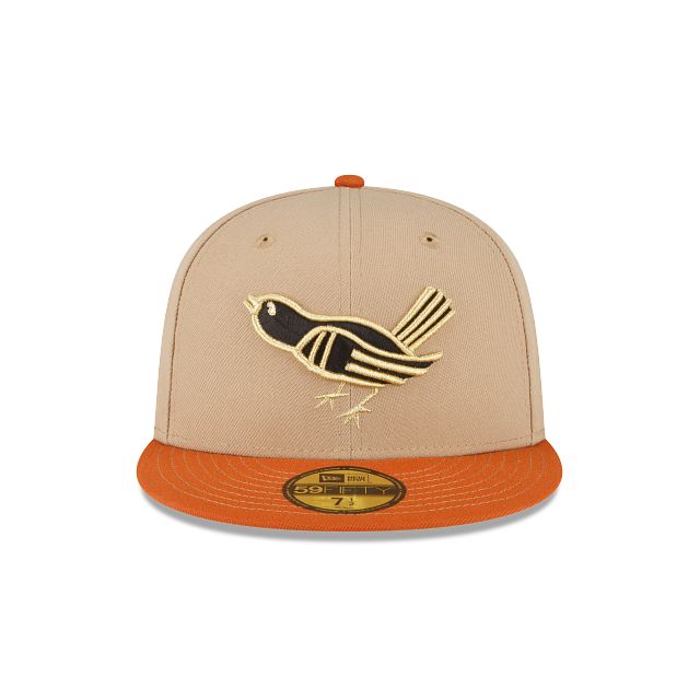 Just Caps Beige Camel Baltimore Orioles 59FIFTY Fitted Hat sold by New Era product image thumbnail 2