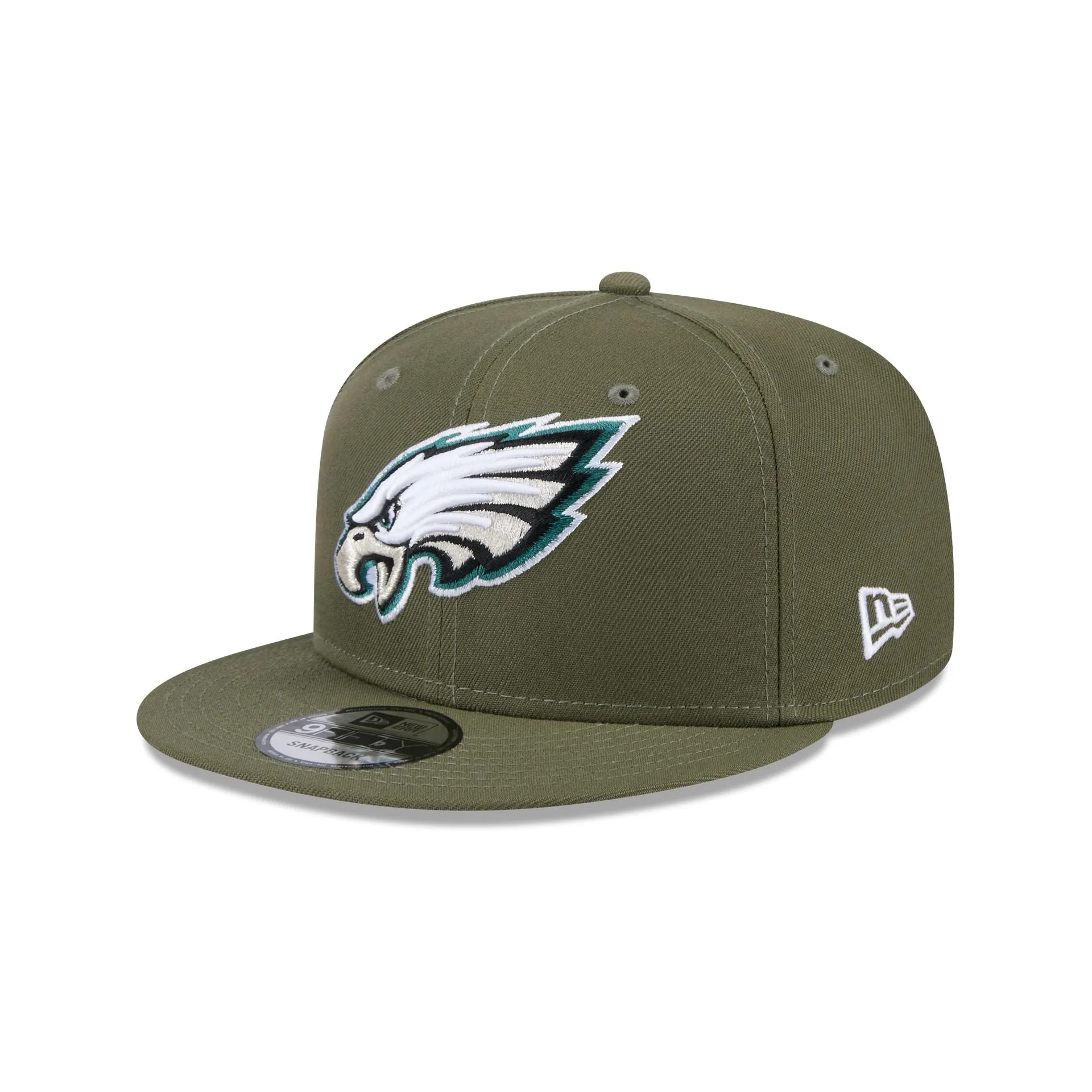 Philadelphia Eagles Olive 9FIFTY Snapback Hat sold by New Era