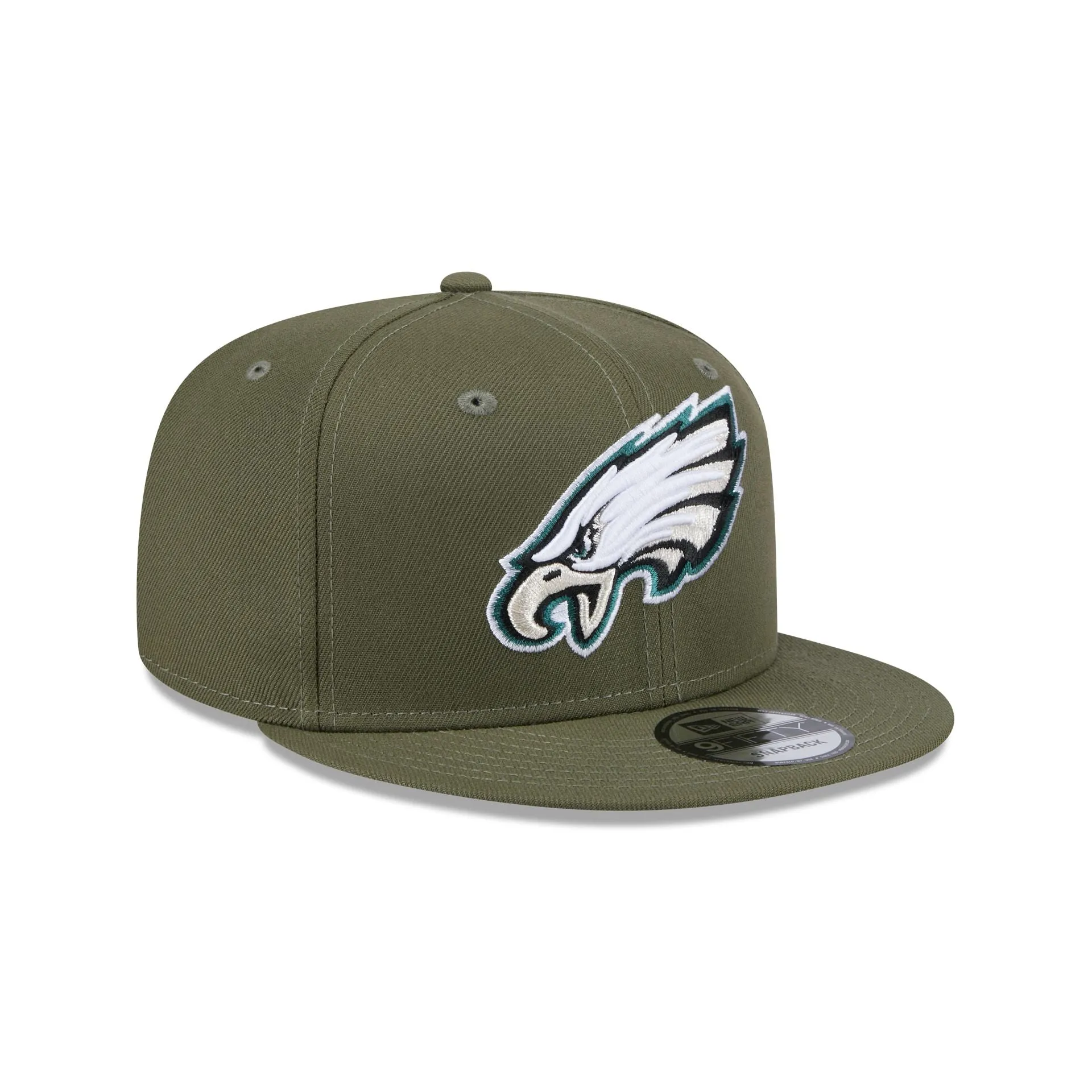 Philadelphia Eagles Olive 9FIFTY Snapback Hat sold by New Era product image thumbnail 3