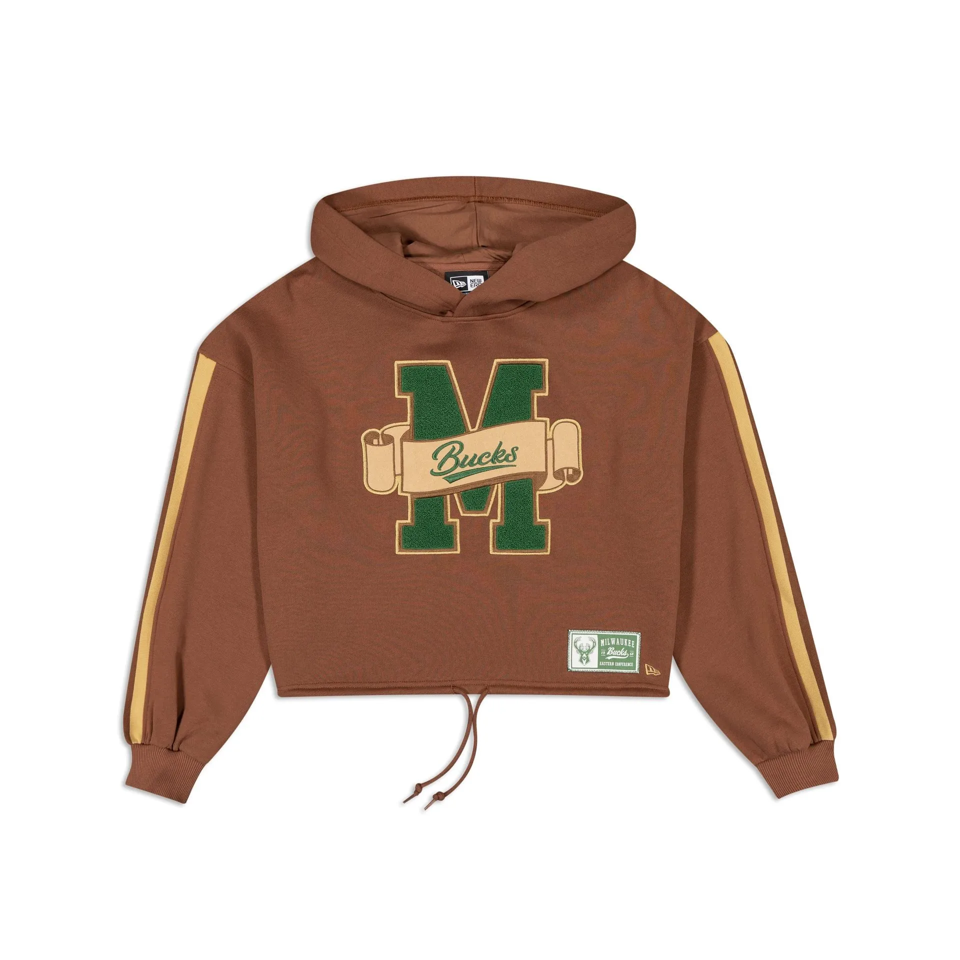 Milwaukee Bucks Letterman Classic Women's Hoodie sold by New Era product image thumbnail 2