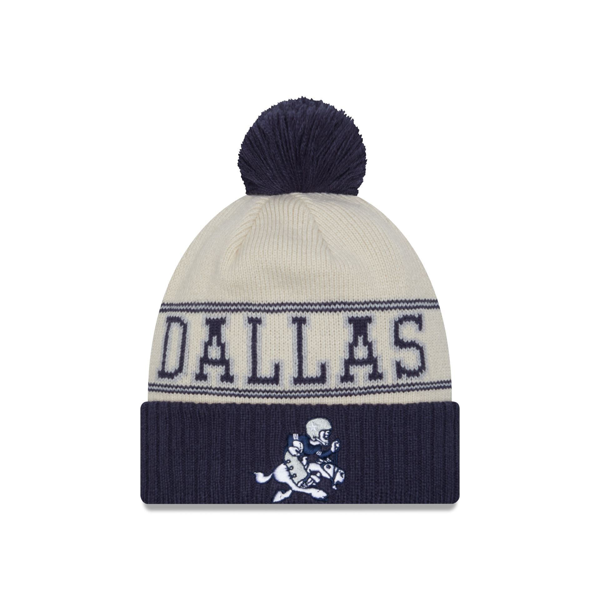 Dallas Cowboys 2023 Cold Weather Historic Pom Knit Hat sold by New Era