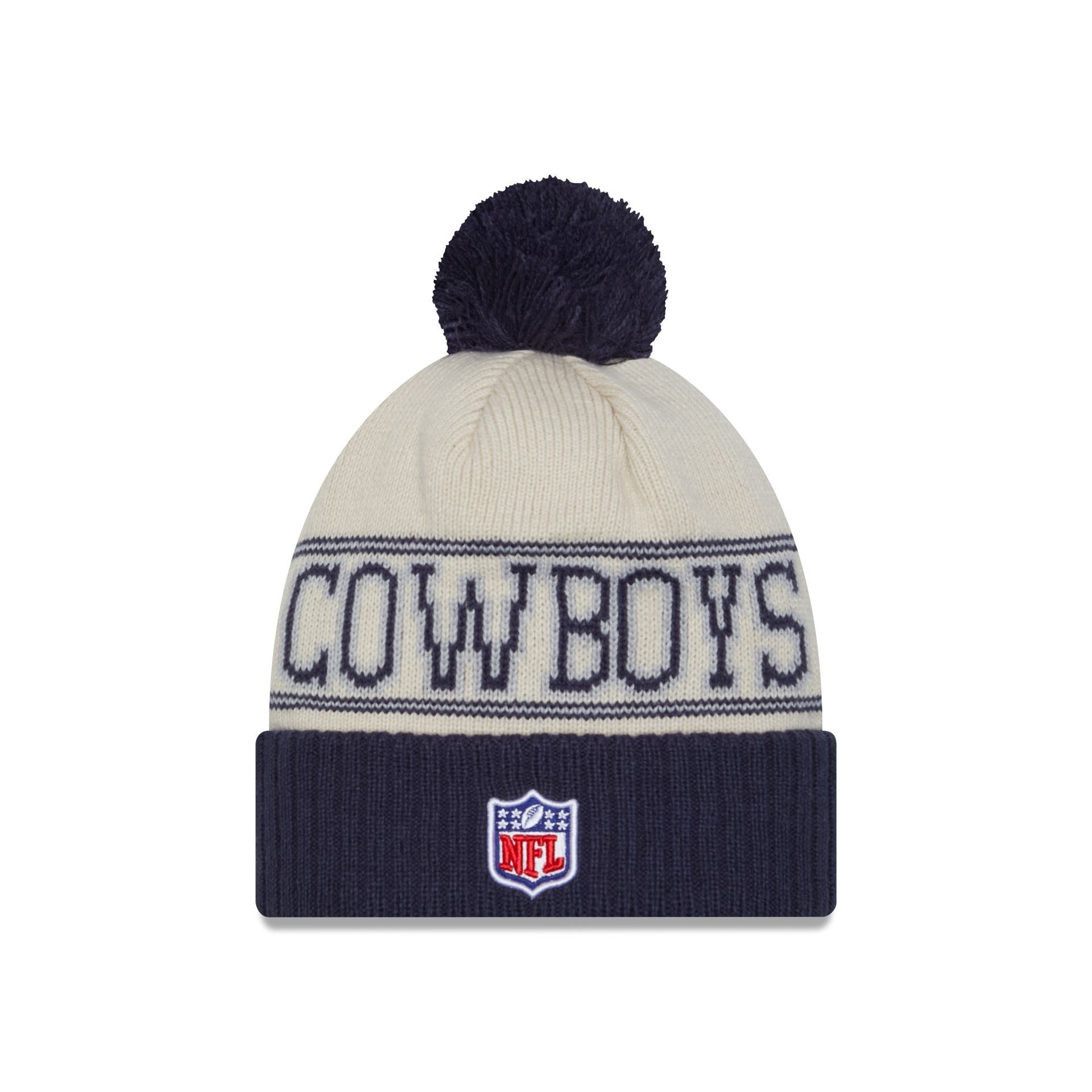 Dallas Cowboys 2023 Cold Weather Historic Pom Knit Hat sold by New Era product image thumbnail 2
