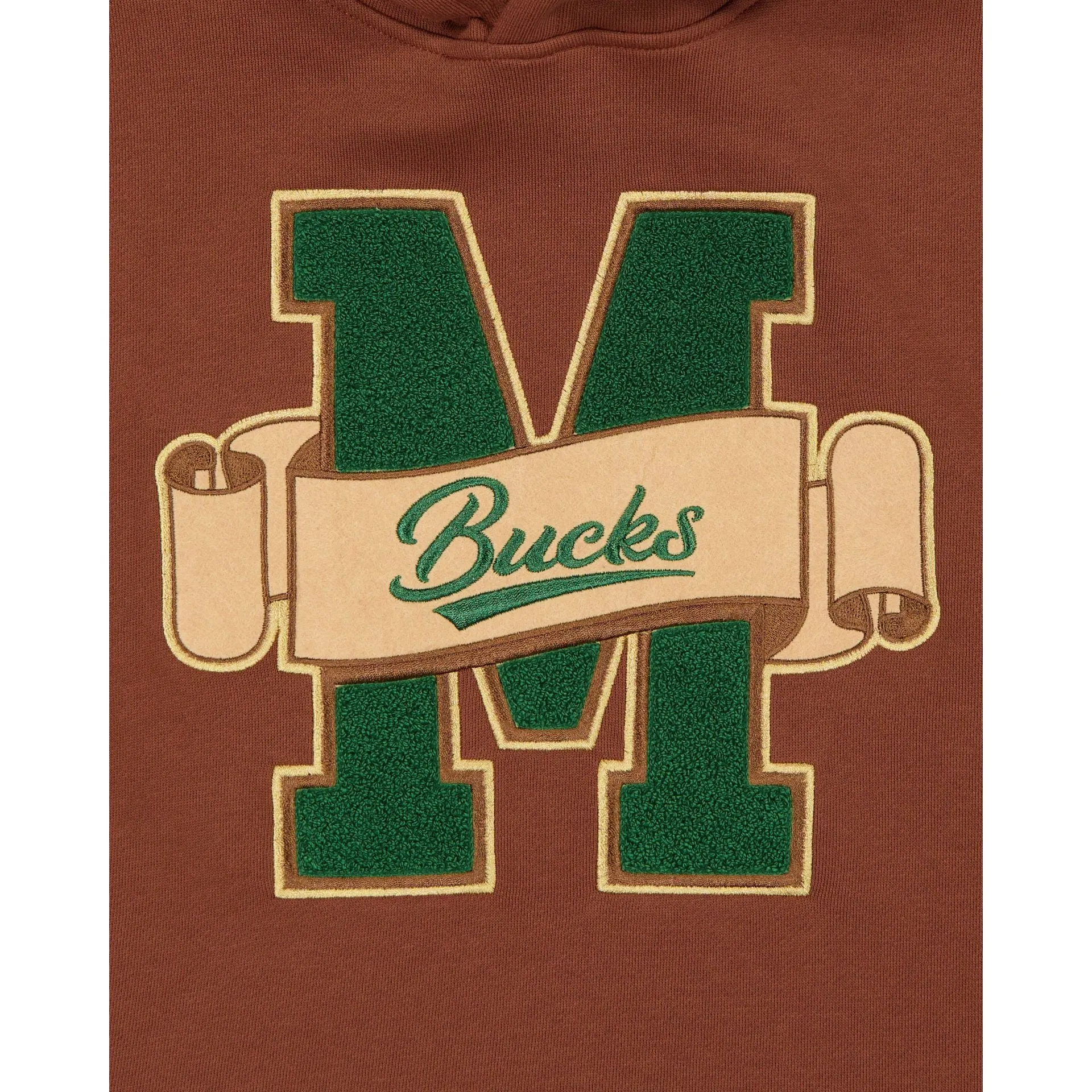 Milwaukee Bucks Letterman Classic Women's Hoodie sold by New Era product image thumbnail 4