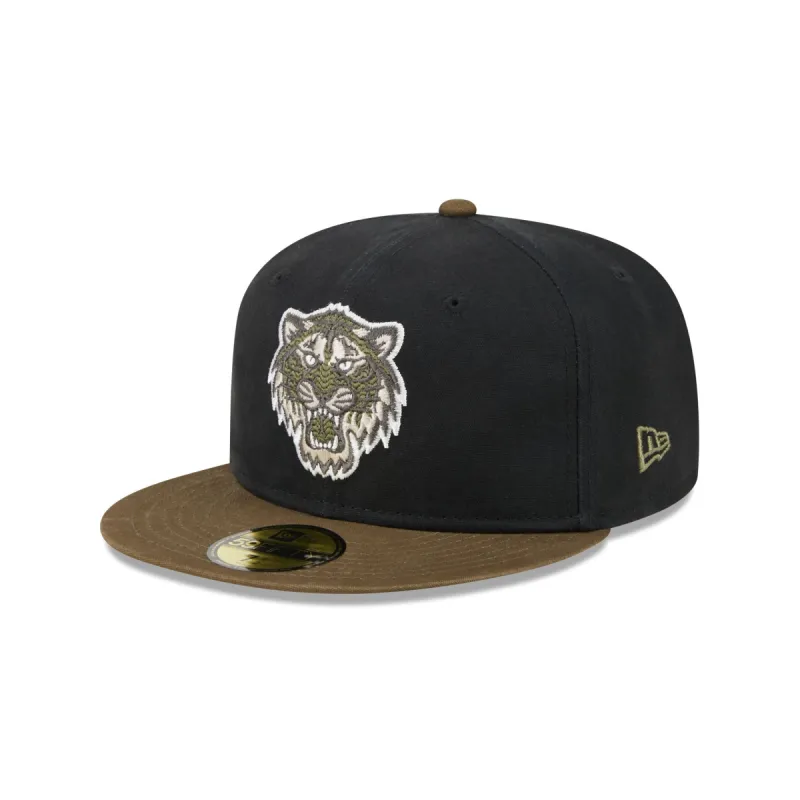 Detroit Tigers Quilted Logo 59FIFTY Fitted Hat sold by New Era