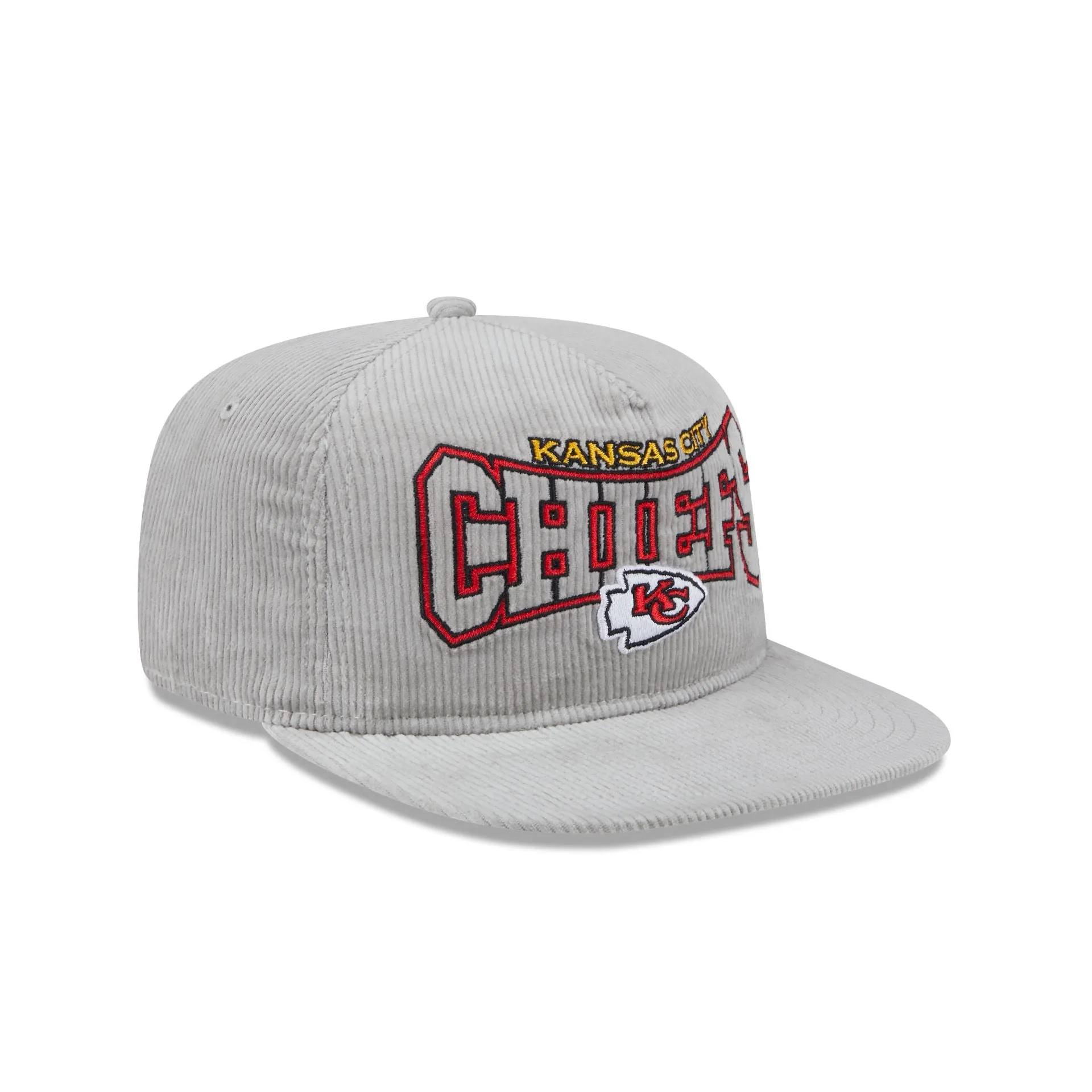 Kansas City Chiefs Gray Cord Golfer Hat sold by New Era product image thumbnail 3