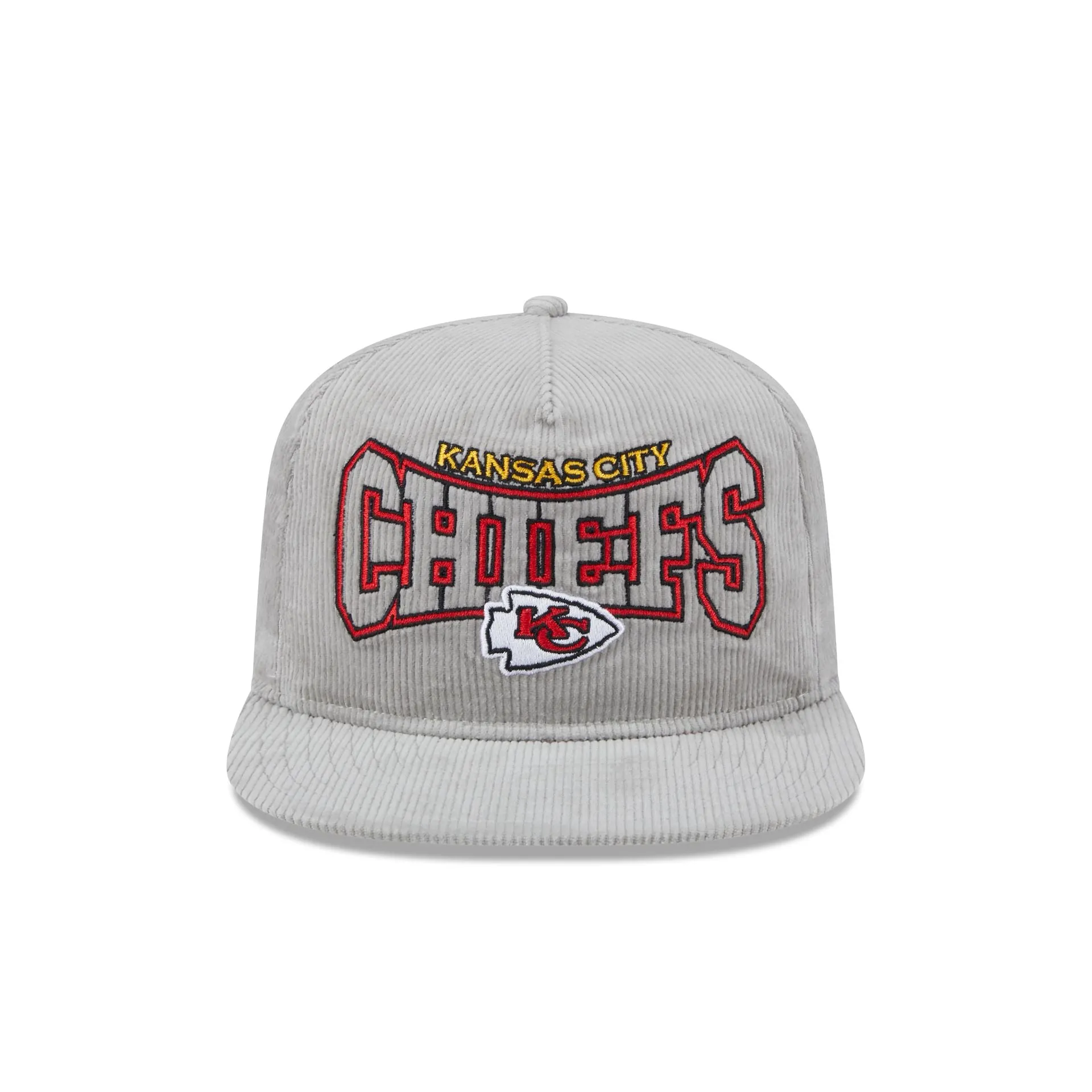 Kansas City Chiefs Gray Cord Golfer Hat sold by New Era product image thumbnail 2