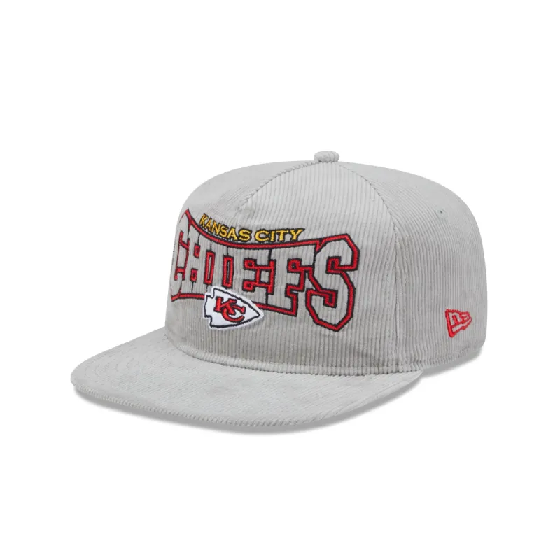 Kansas City Chiefs Gray Cord Golfer Hat sold by New Era