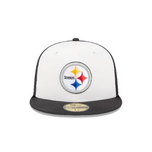 Pittsburgh Steelers Throwback Satin 59FIFTY Fitted Hat sold by New Era