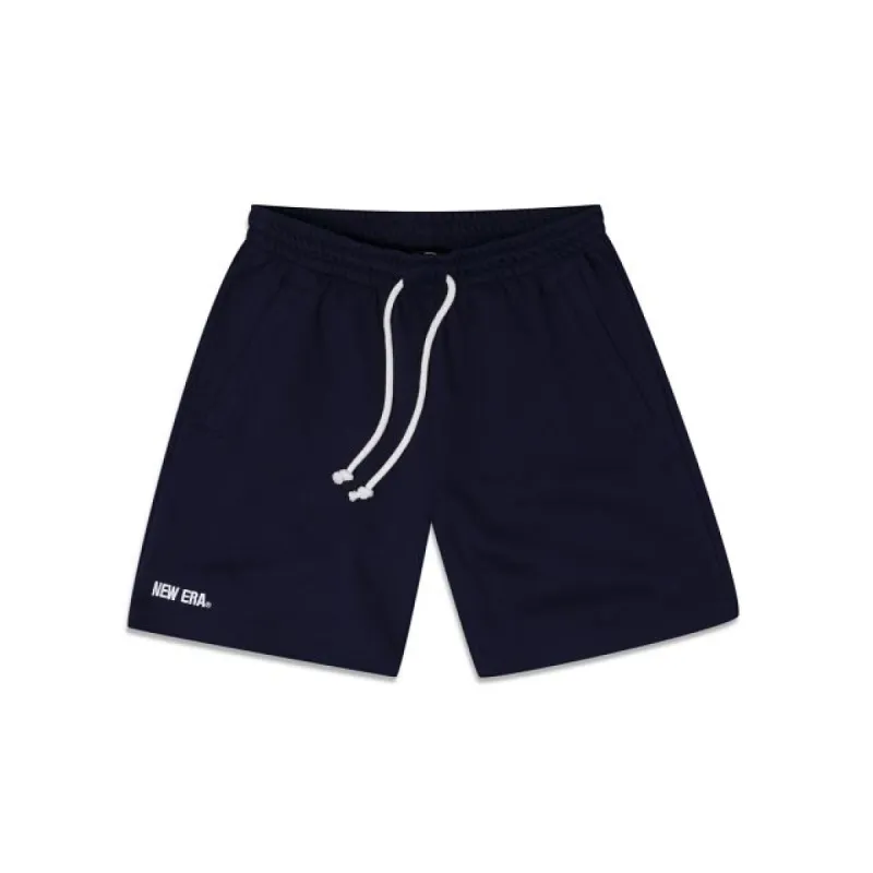 New Era Cap Essential Navy Fleece Shorts sold by New Era