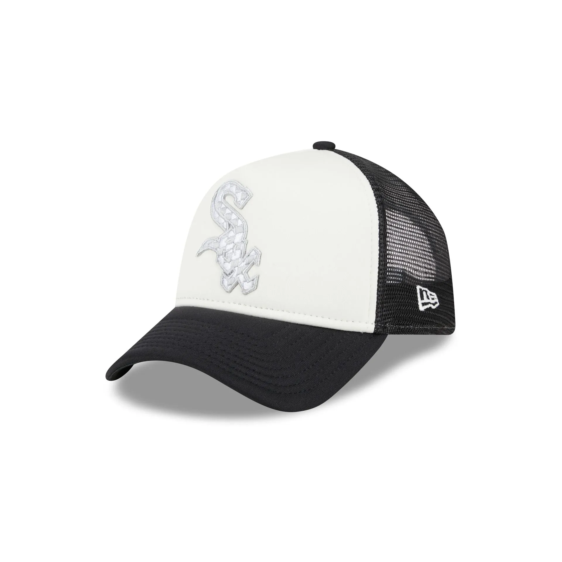 Chicago White Sox Checkered Flag 9FORTY A-Frame Trucker Hat sold by New Era product image thumbnail 3