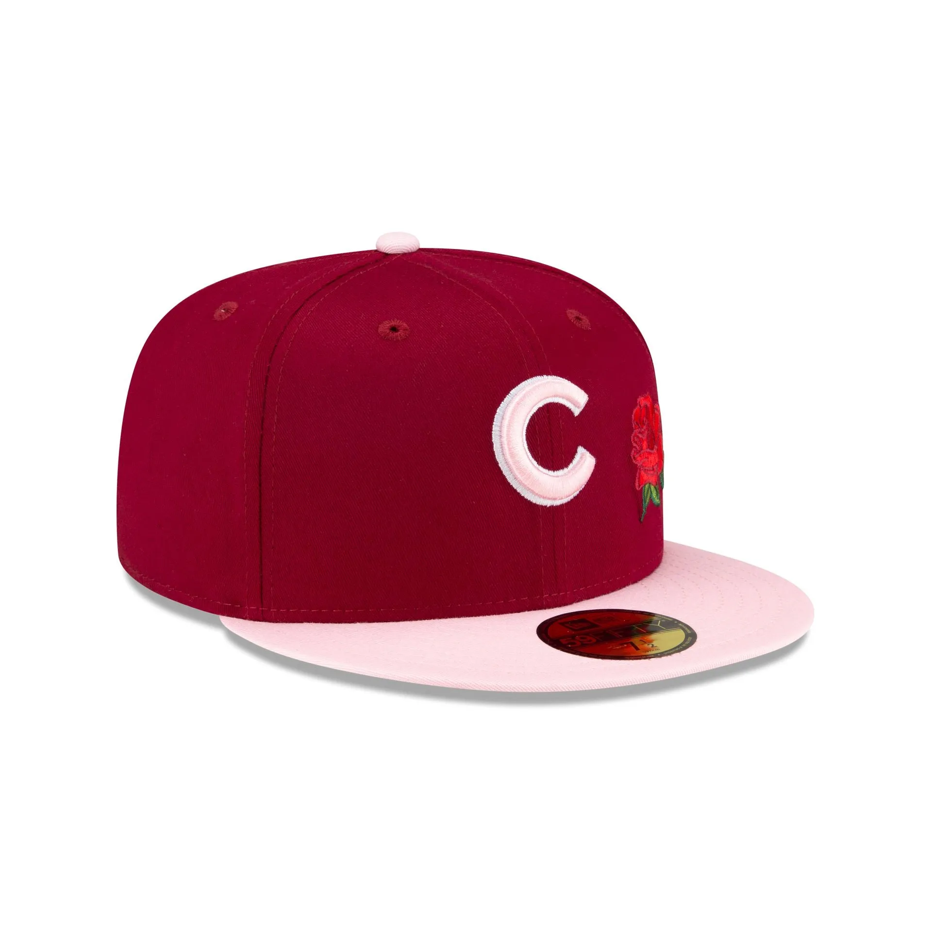 Just Caps Rose Flower Chicago Cubs 59FIFTY Fitted Hat sold by New Era product image thumbnail 3