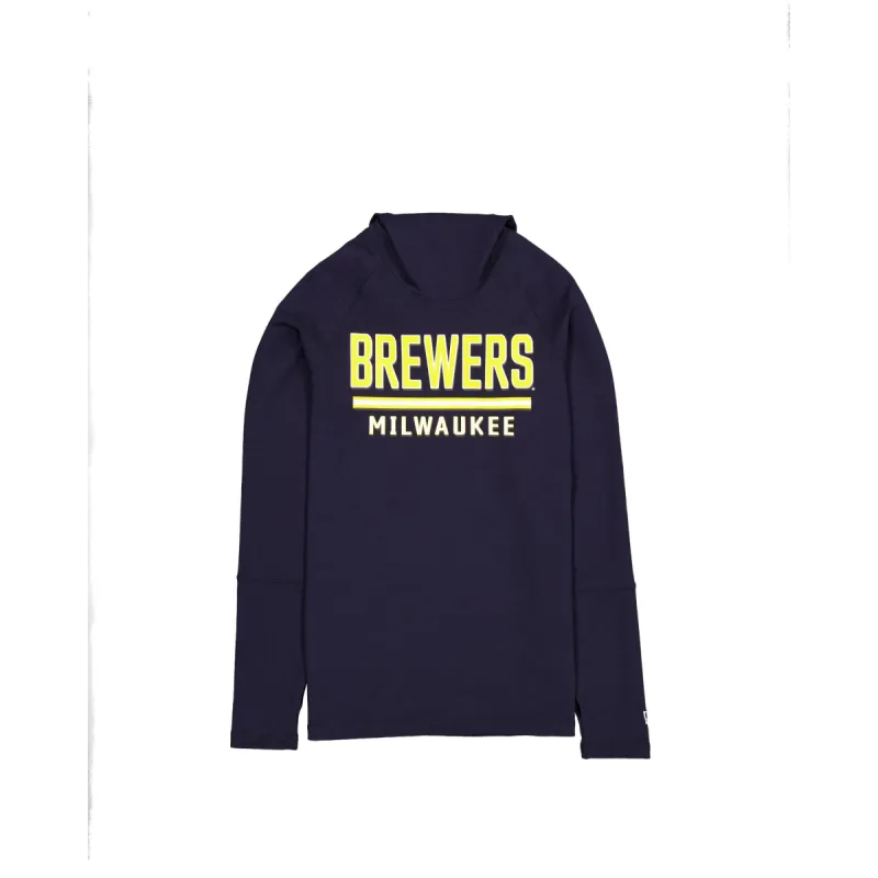 Milwaukee Brewers Balaclava Hoodie sold by New Era