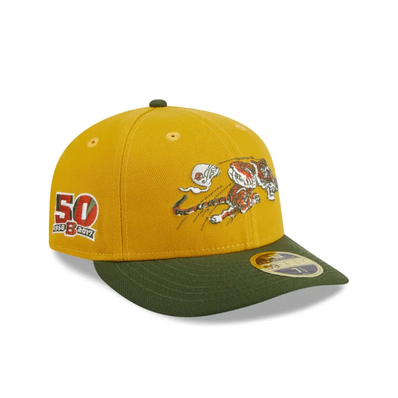 Cincinnati Bengals Cinnamon Sage Low Profile 59FIFTY Fitted Hat sold by New Era