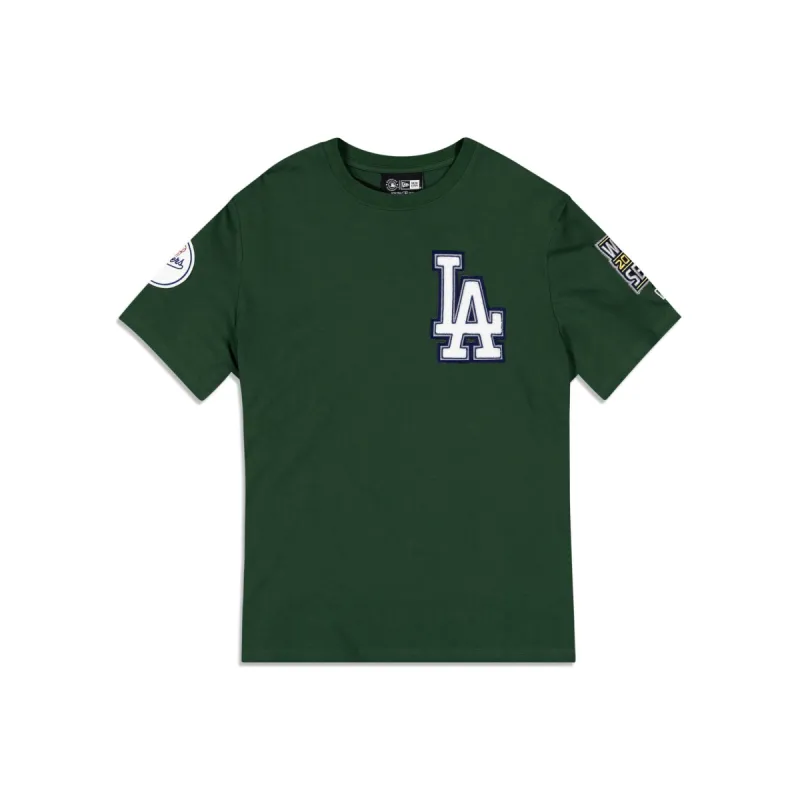 Los Angeles Dodgers Logo Select Color Flip Green T-Shirt sold by New Era
