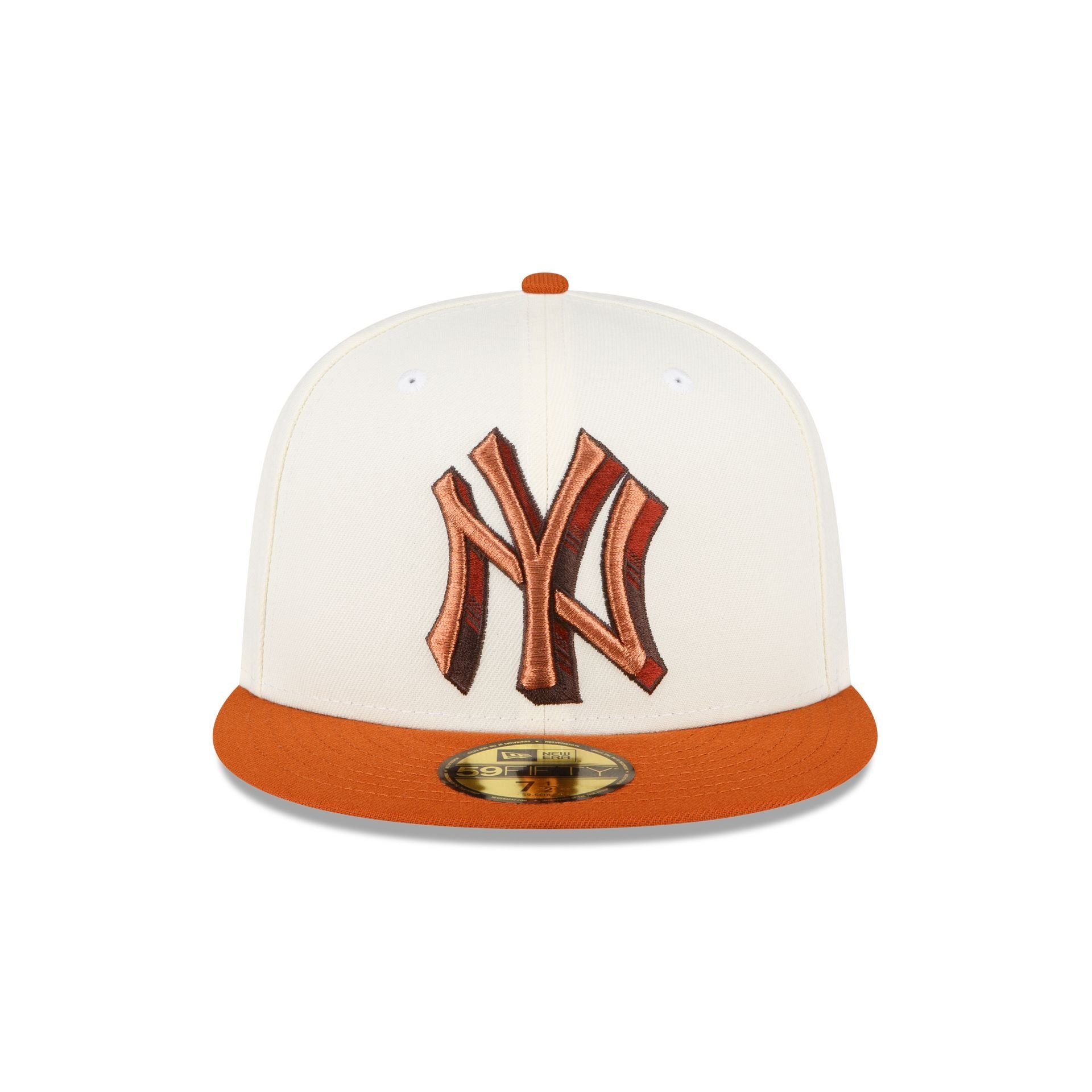 Just Caps Rust Orange New York Yankees 59FIFTY Fitted Hat sold by New Era product image thumbnail 2