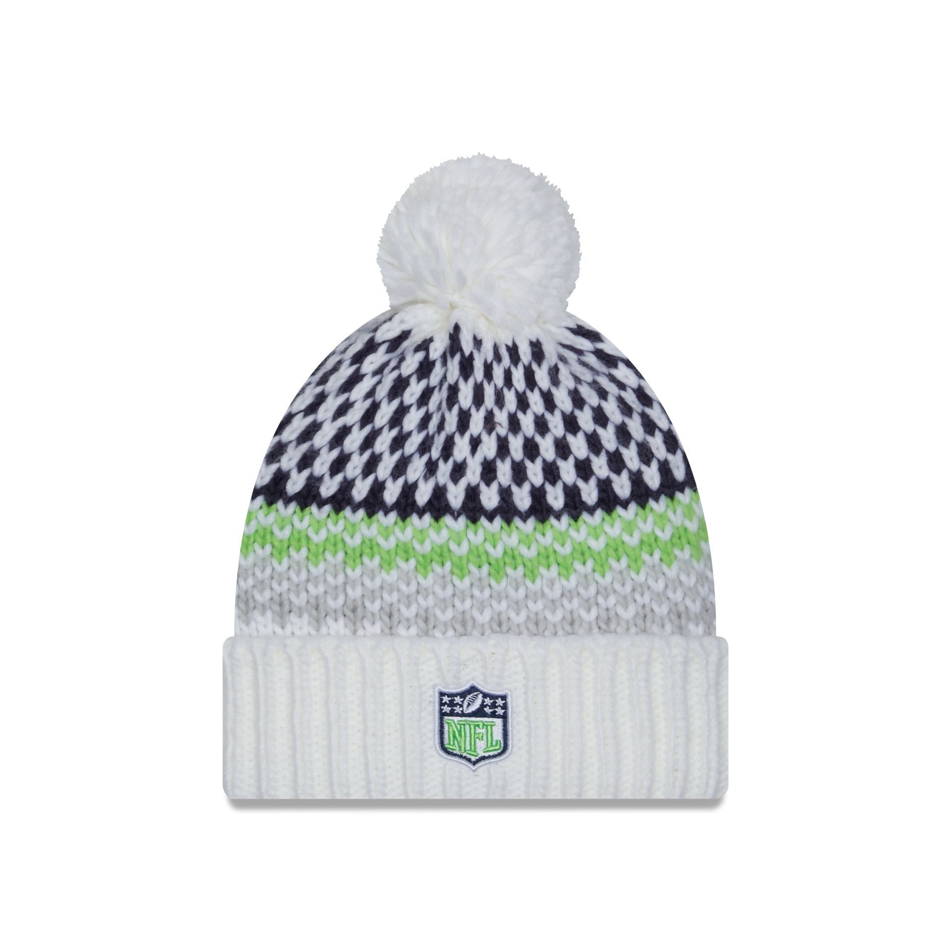 Seattle Seahawks 2023 Cold Weather Women's Pom Knit sold by New Era product image thumbnail 2